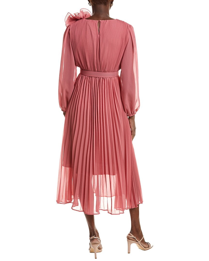 thumbnail image 2 of BURRYCO womens Red Printed Maxi Dress, 4, Red, 2 of 3