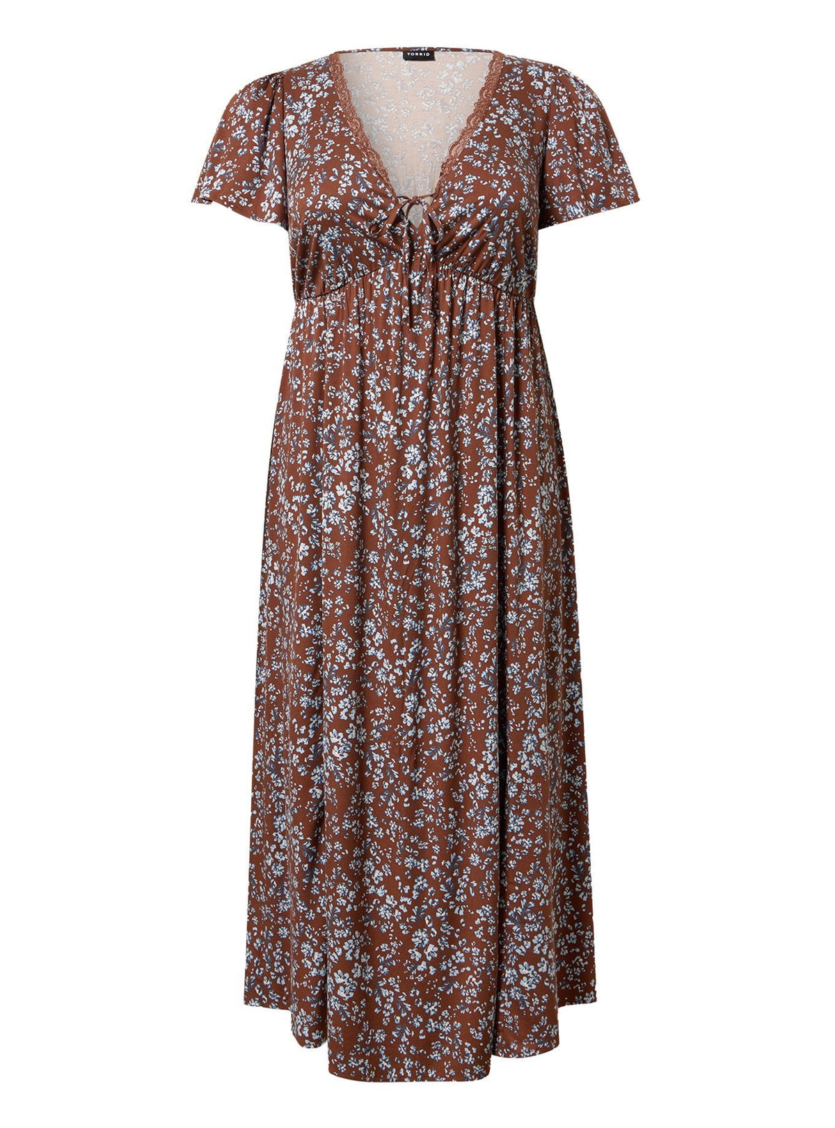 thumbnail image 4 of Torrid Women's Plus Size Fit & Flare Maxi Dress, 4 of 5