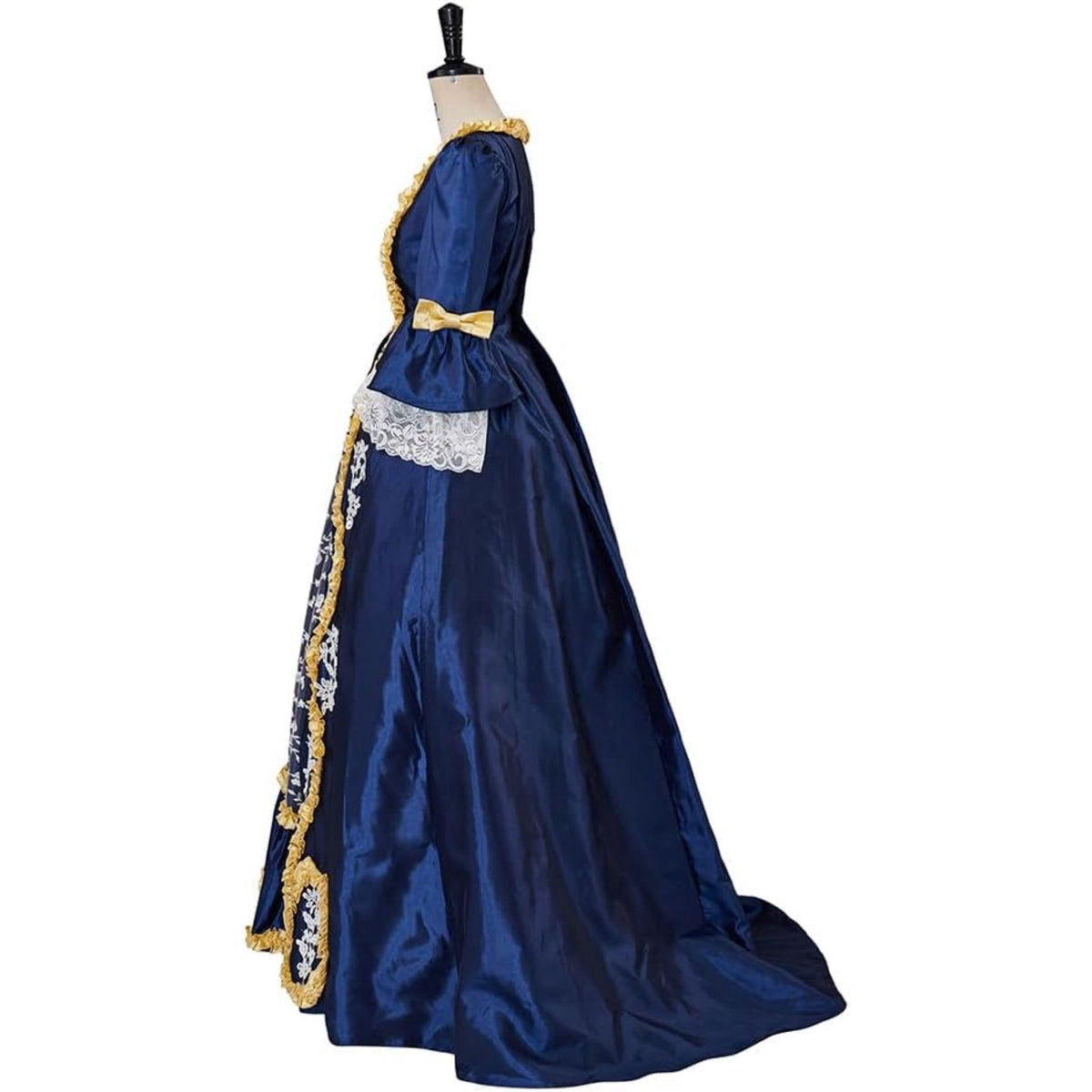 thumbnail image 3 of Queen Marie Antoinette Dress Women's Rococo Ball Gown 18th Century Victorian Dress Costume, 3 of 7