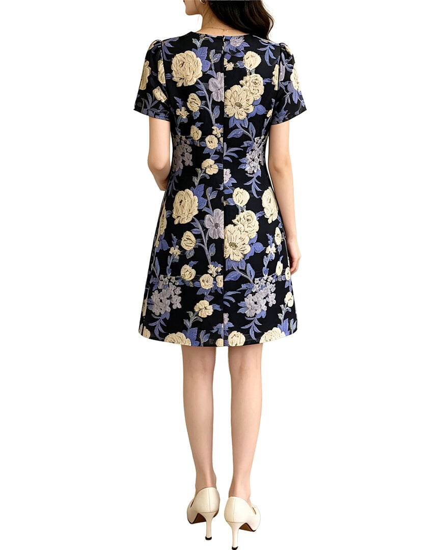 thumbnail image 2 of BRC By BURRYCO womens Short Sleeve Mini Dress, 4, Black, 2 of 3