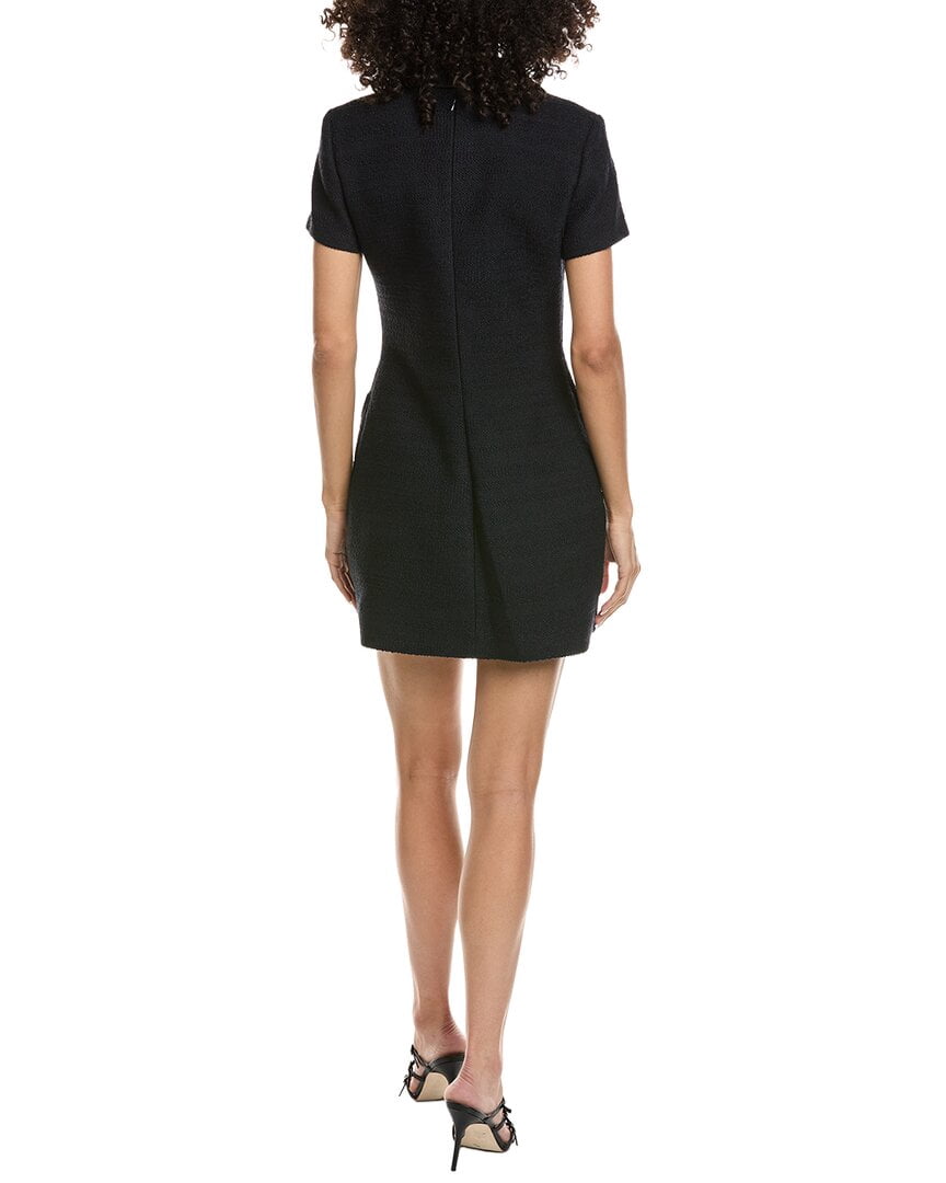 thumbnail image 2 of A.L.C. womens Marcie Wool-Blend Mini Dress, 12, Navy, 2 of 3