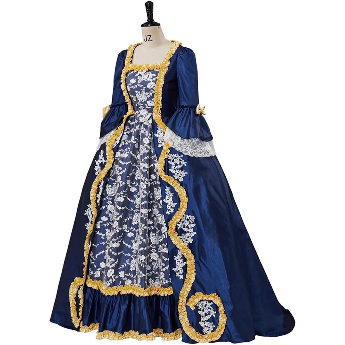 thumbnail image 2 of Queen Marie Antoinette Dress Women's Rococo Ball Gown 18th Century Victorian Dress Costume, 2 of 7