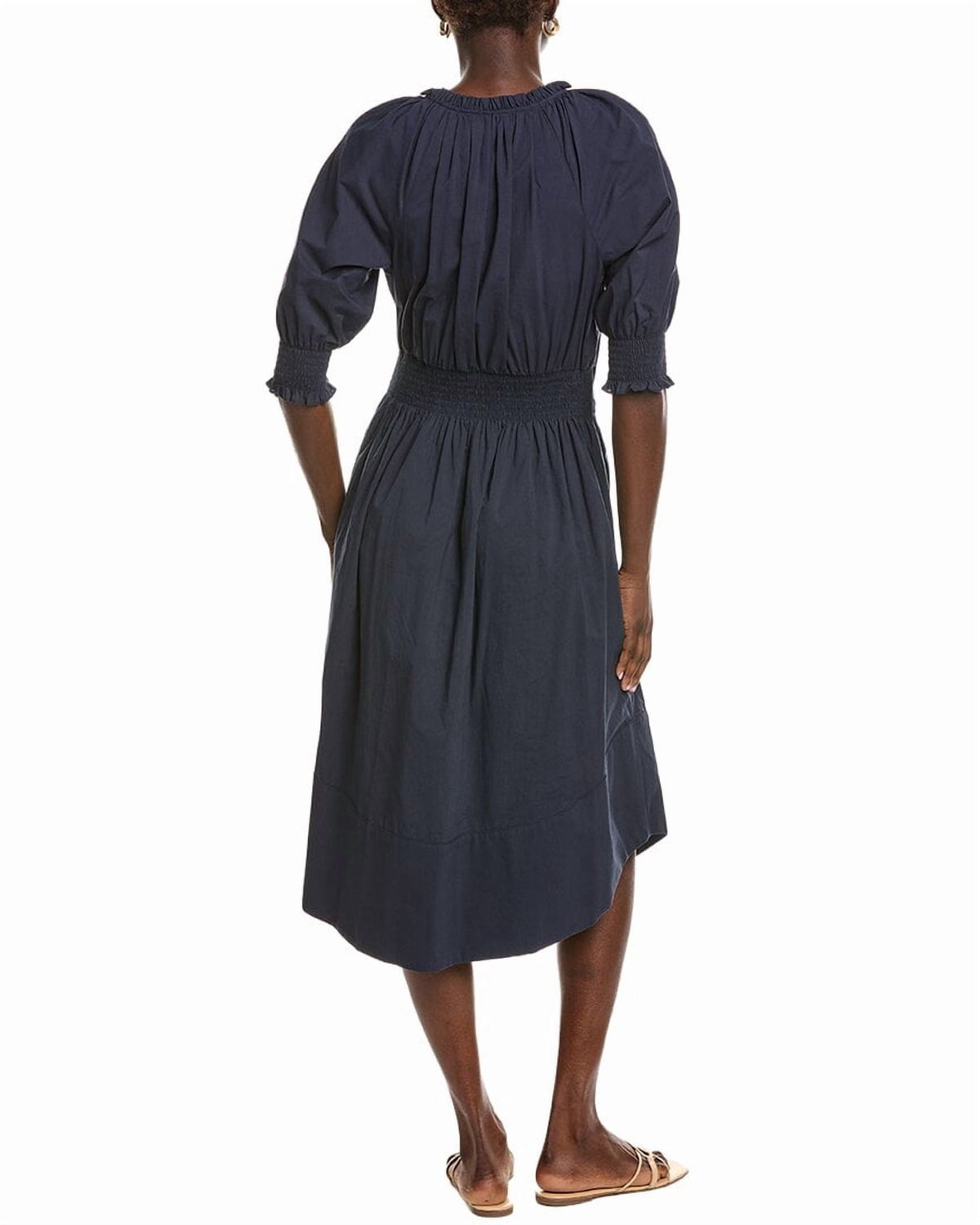 thumbnail image 2 of Ramy Brook womens Kleo Midi Dress, l, Navy, 2 of 4