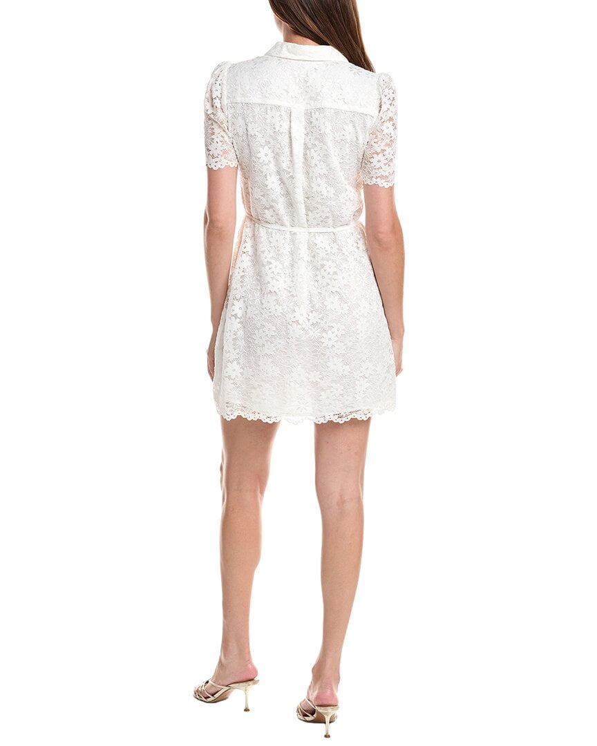 thumbnail image 2 of CeCe womens Belted Dress, 10, White, 2 of 3