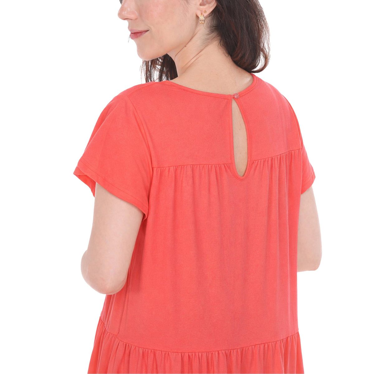 thumbnail image 5 of White Mark Women’s Flutter Sleeve Ruffle Tiered Dress, Sizes S-XL, 5 of 6