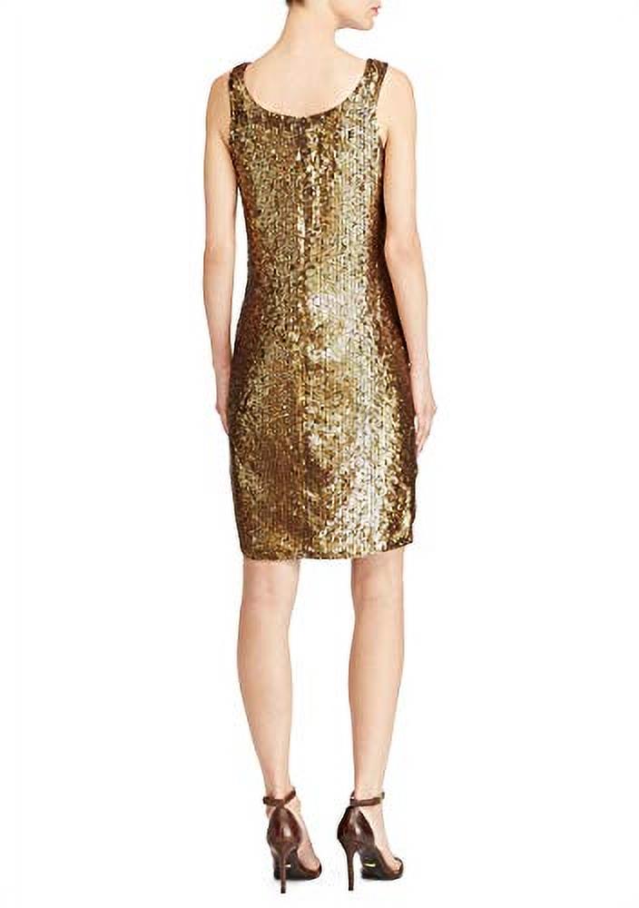 thumbnail image 2 of Ralph Lauren Lauren Sequined Shift Dress, Copper (0), 2 of 2