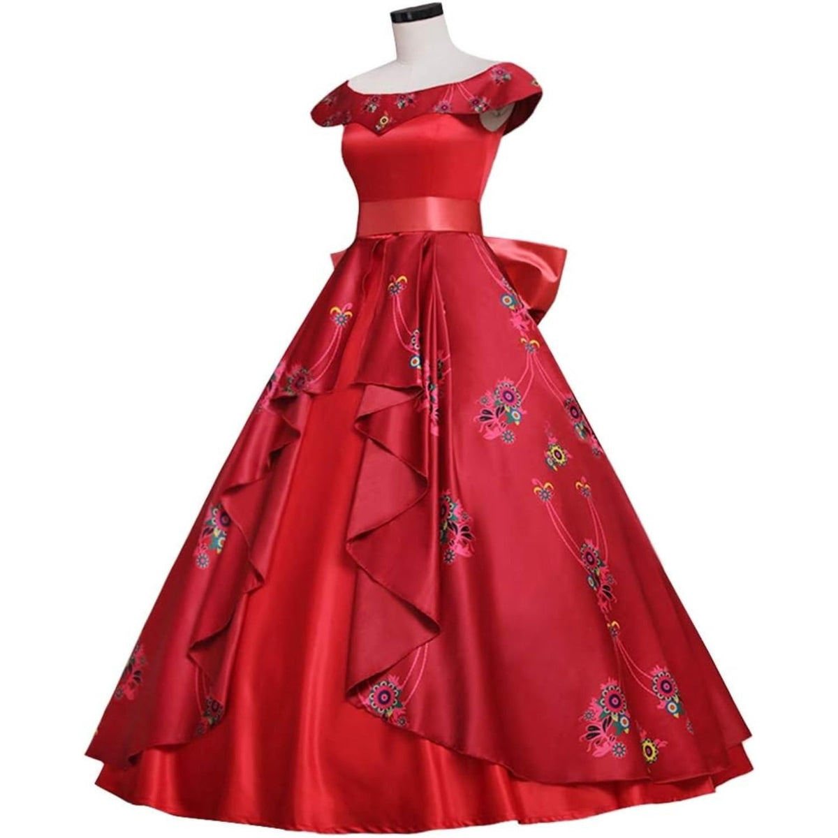 thumbnail image 2 of Women's Red Dress for Princess Elena, 2 of 5