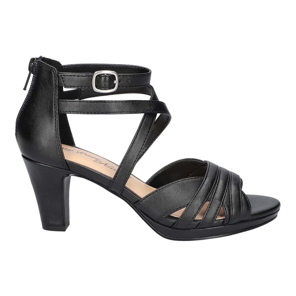 thumbnail image 2 of Easy Street Womens Crissa Ankle Strap Platform Dress Sandals Shoes, 2 of 4