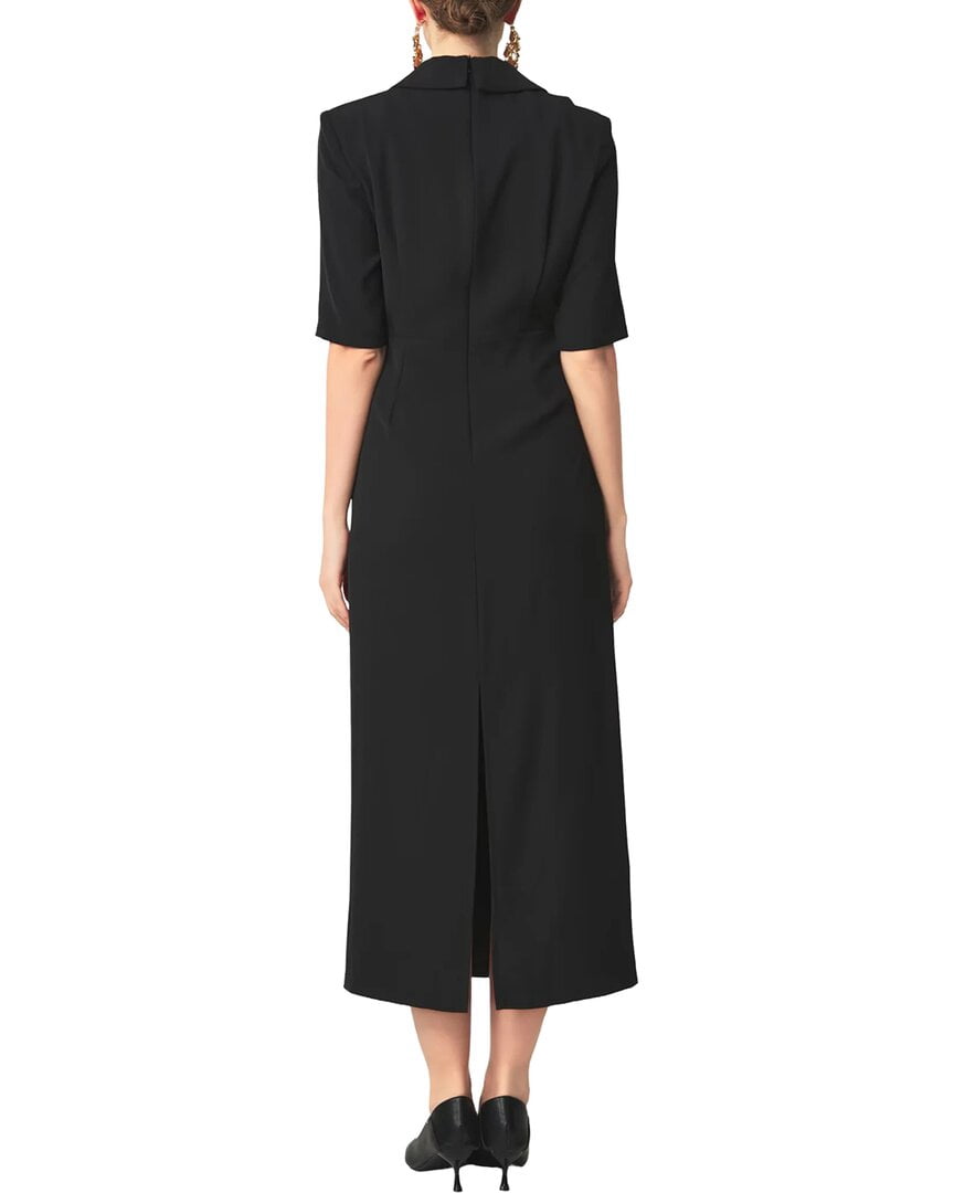 thumbnail image 2 of BURRYCO womens Short Sleeve Midi Dress, 12, Black, 2 of 3