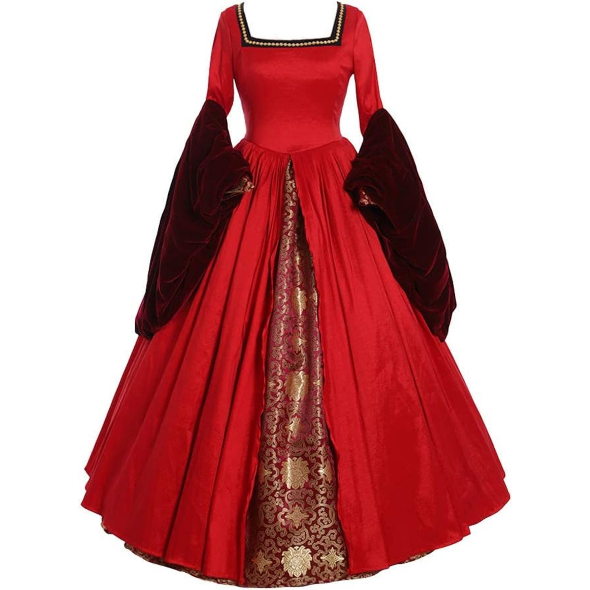 thumbnail image 1 of Anne Boleyn & Queen Elizabeth Tudor-Style Dresses – Victorian-Era Historical Cosplay Costumes, 1 of 4
