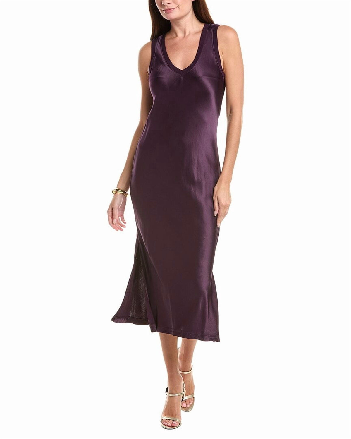 thumbnail image 1 of Michael Stars womens Randi Midi Dress, l, 1 of 3