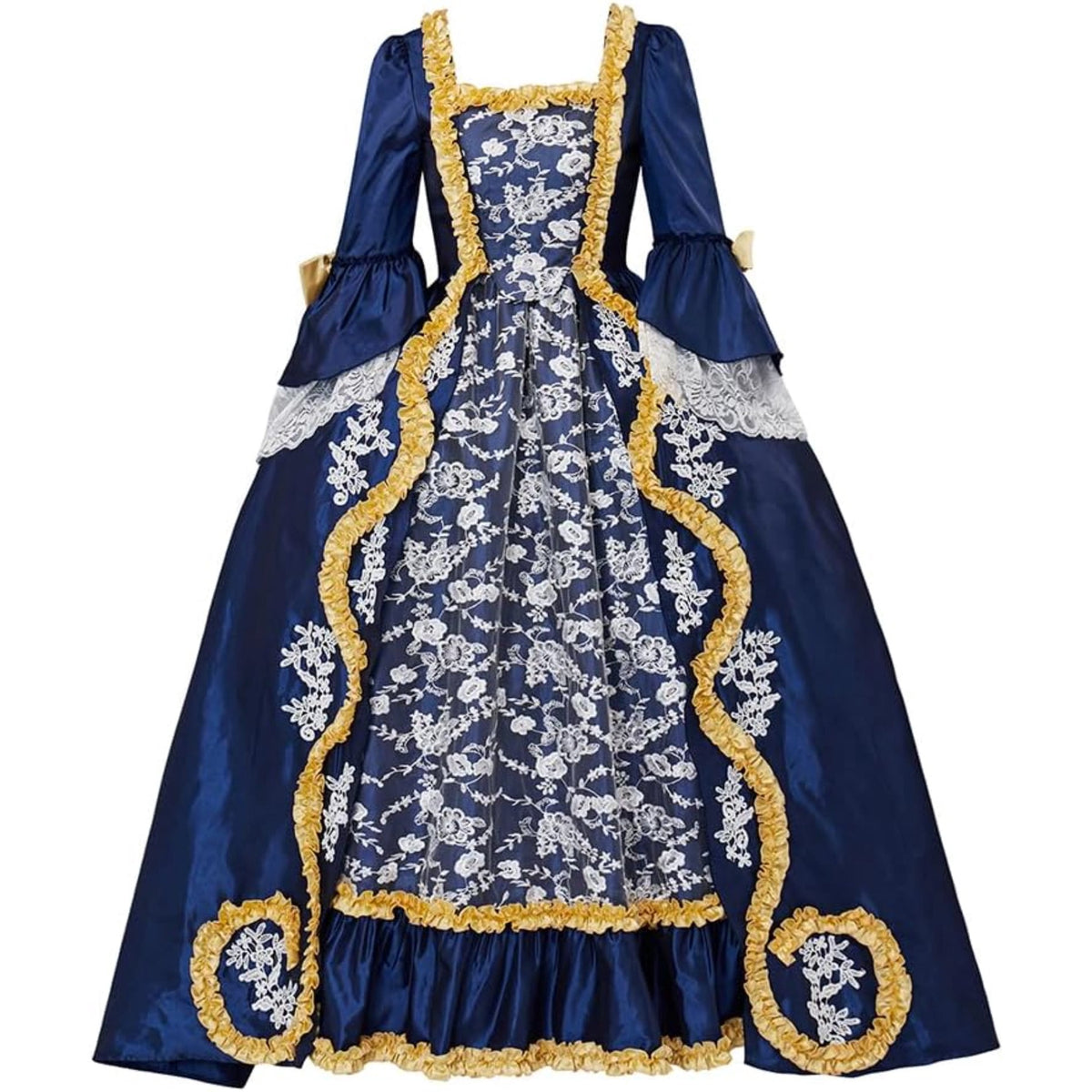 thumbnail image 1 of Queen Marie Antoinette Dress Women's Rococo Ball Gown 18th Century Victorian Dress Costume, 1 of 7
