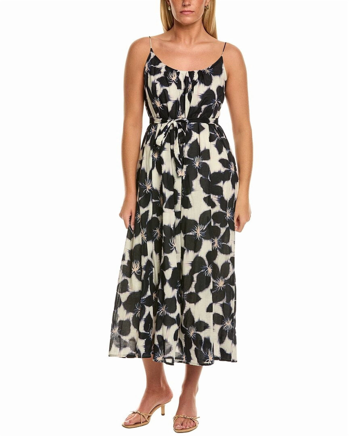 thumbnail image 1 of Velvet by Graham & Spencer womens Alexa Midi Dress, s, White, 1 of 4