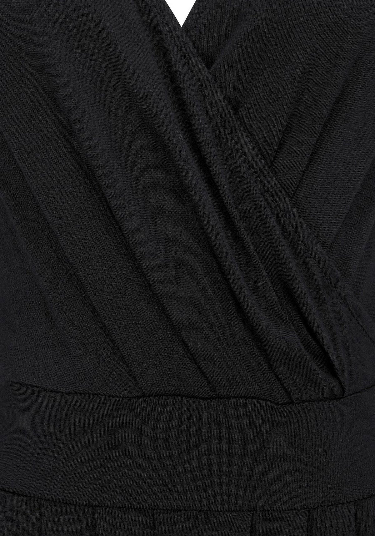 thumbnail image 5 of LASCANA Women's Pleated V-Neck Dress Ruching, 5 of 5