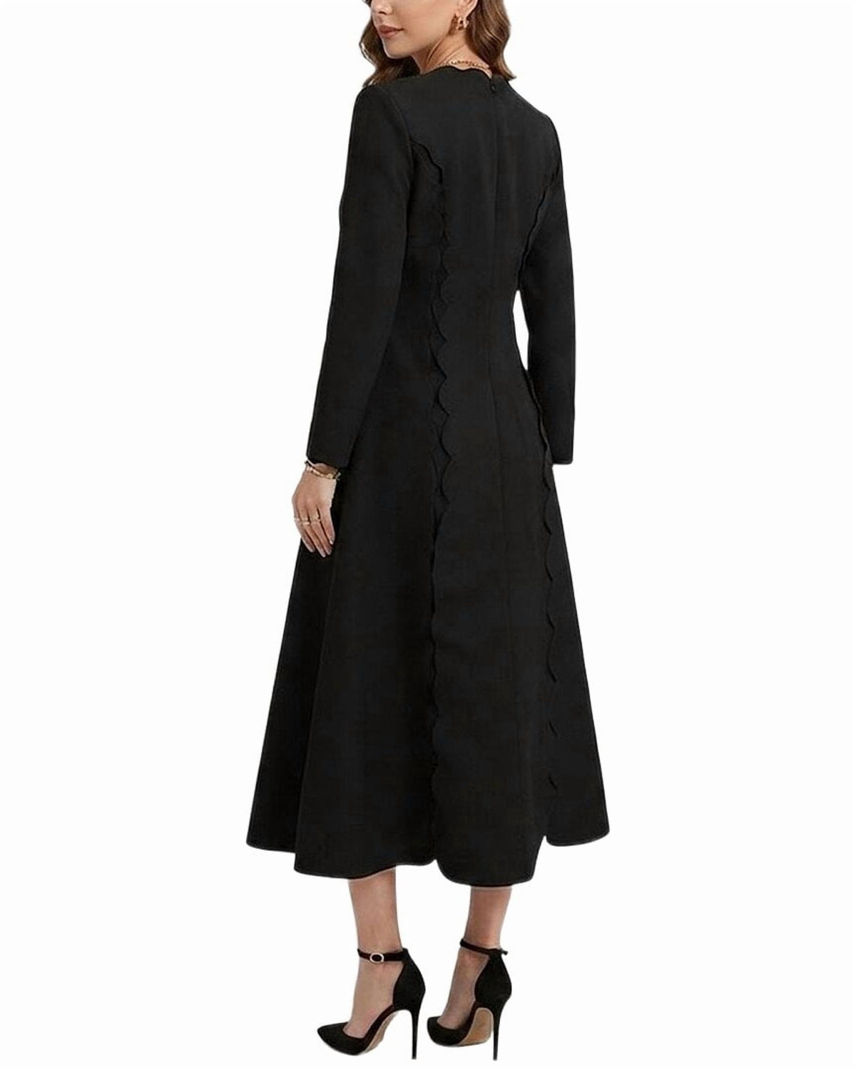 thumbnail image 2 of MIRA RICHI womens Midi Dress, 6, Black, 2 of 3