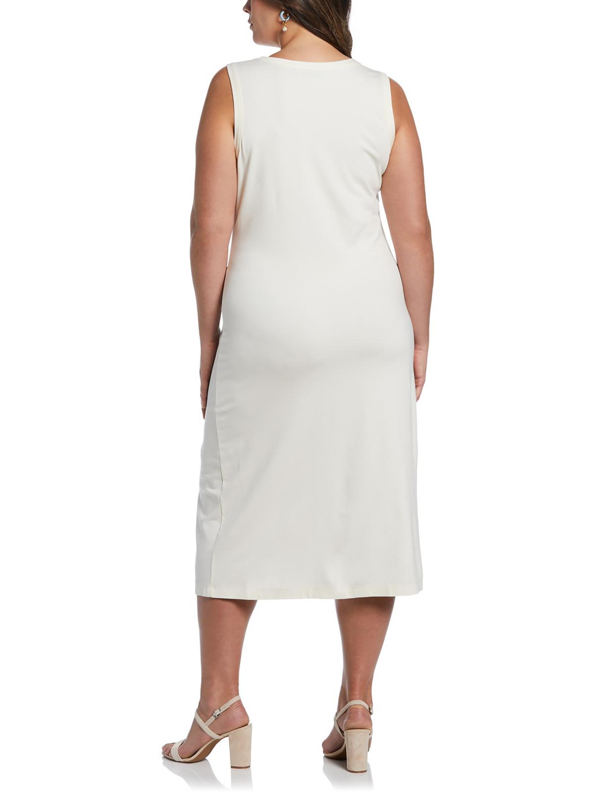 thumbnail image 2 of Ella Rafaella Womens Plus Ponte Long Midi Dress, 2 of 2