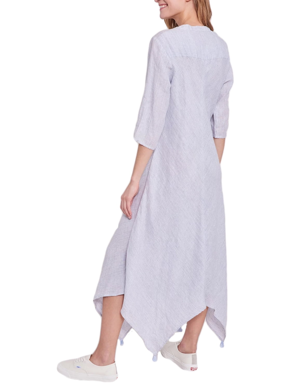 thumbnail image 2 of Roberta Roller Rabbit Women's Jeni Stripe Berenice Dress Medium Blue, 2 of 2