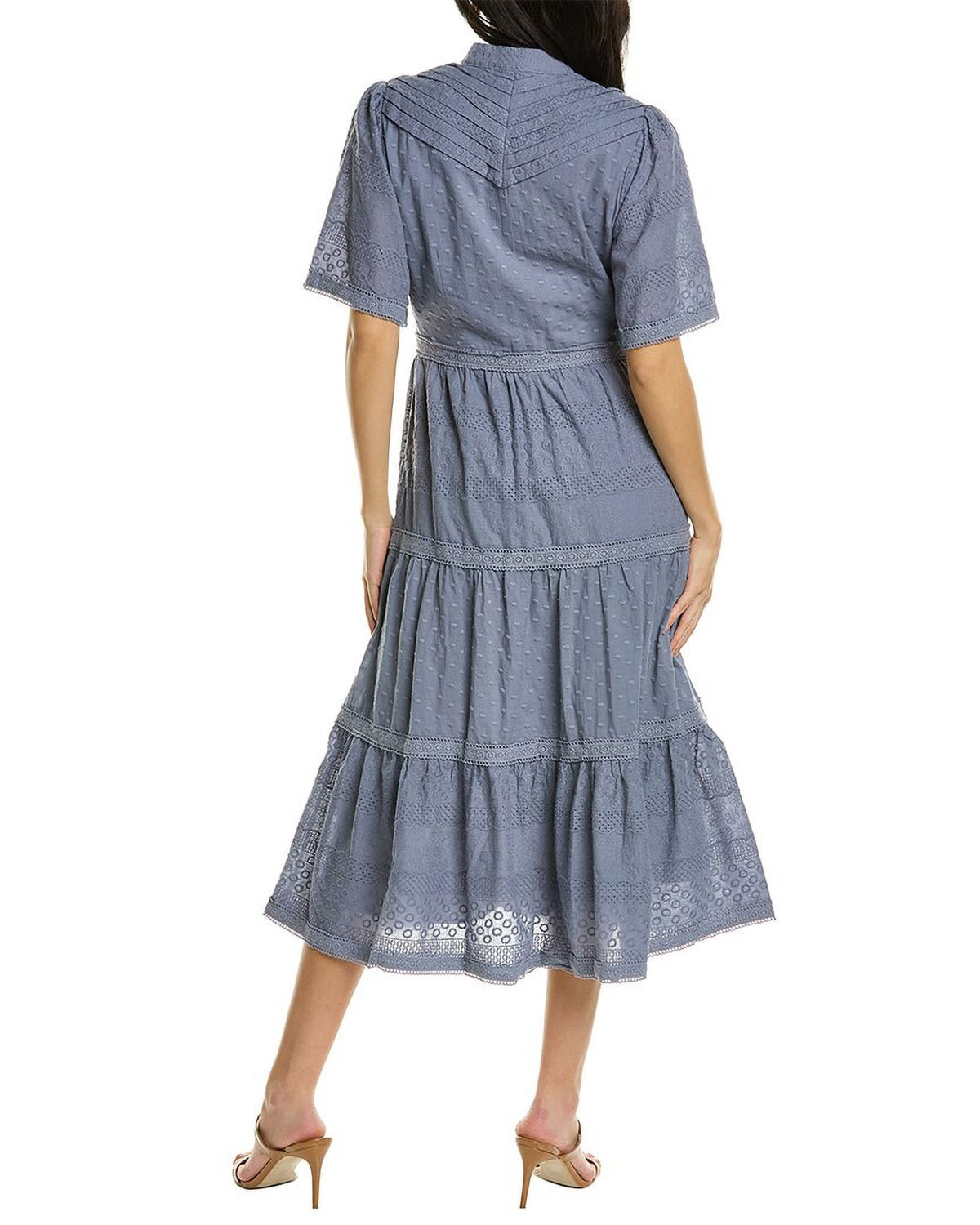 thumbnail image 2 of We Are Kindred Women's Francesca A-Line Dress, 6, Grey, Cotton, 2 of 4